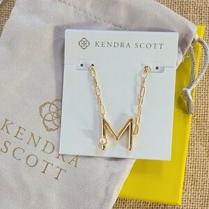 Kendra Scott Gold Initial Necklace